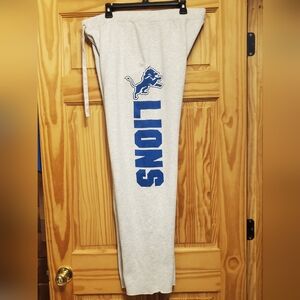 Victoria's Secret Pink Detroit lions NFL Boyfriend Sweatpants Large Vintage